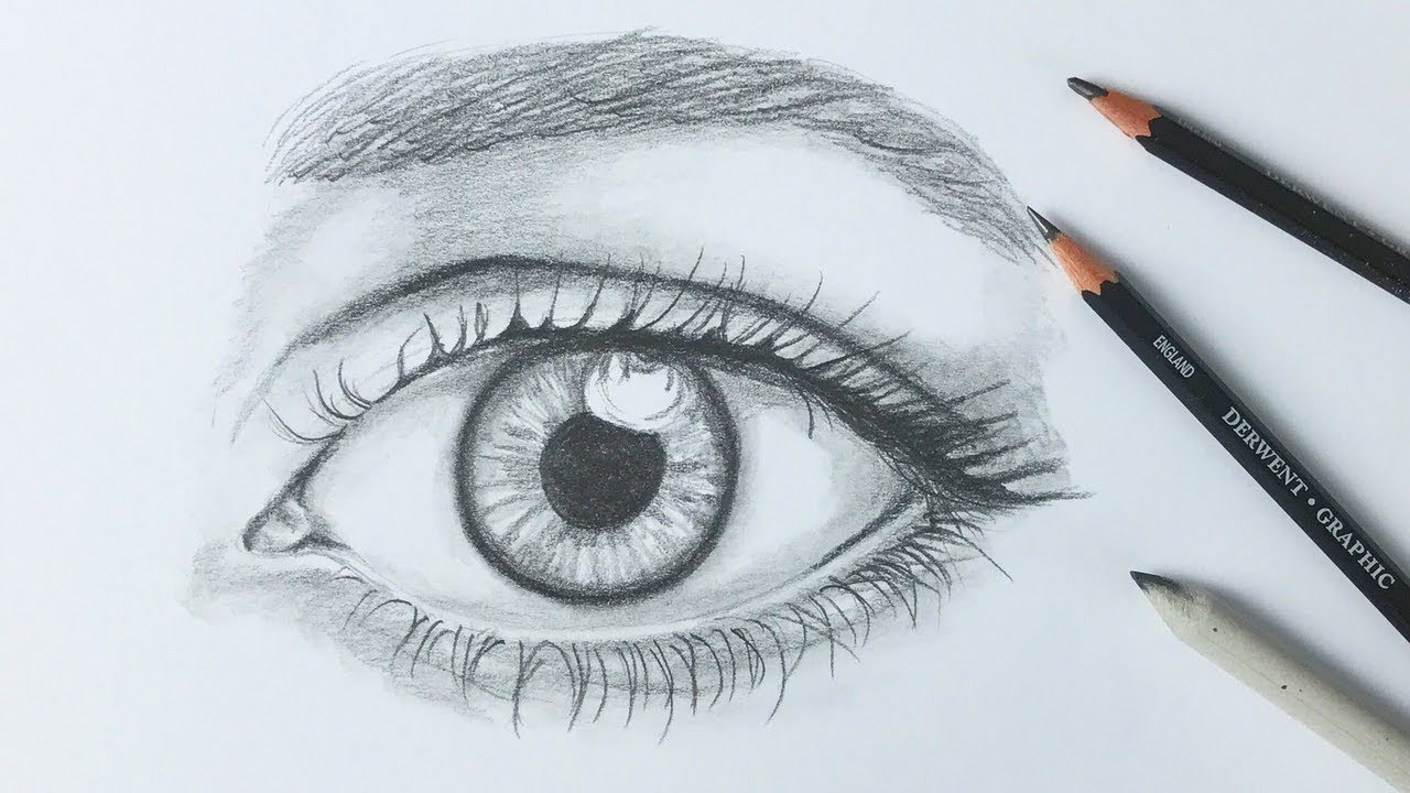 How to draw a realistic eye