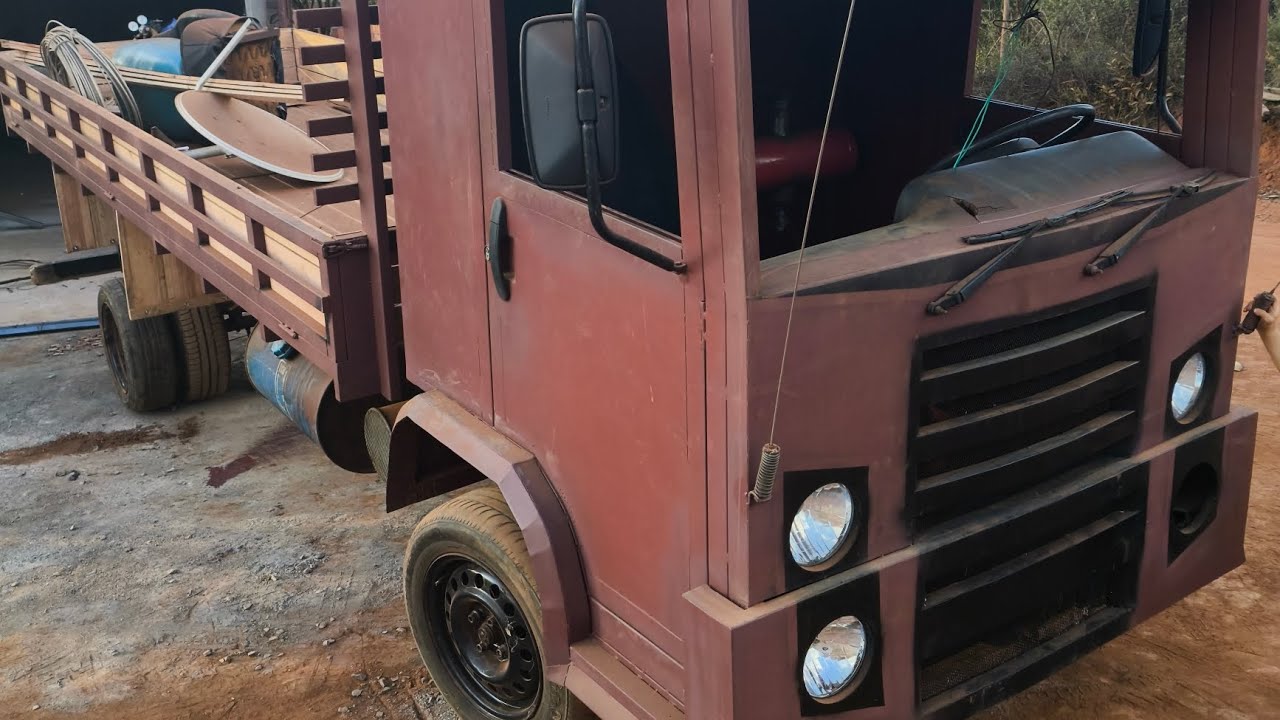caminhão caseiro funcionando   depois de muito tempo parado 🔥🔥