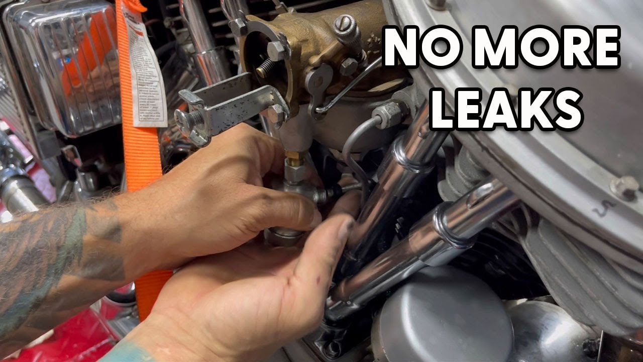 Starting this 1965 FL Panhead with no Fuel Tank!