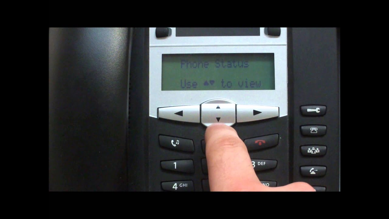 Aastra 6730i adres IP / Aastra 6730i checking IP address
