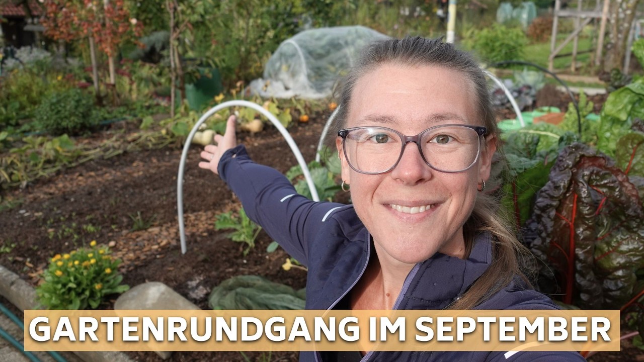 September-Gartenrundgang im Schwabengarten: Gemüsegarten & kostenloses Kochbuch für Dich! 🍂