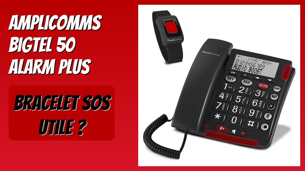 AVIS (2026) : Amplicomms BigTel 50 Alarm Plus. DÉTAILS