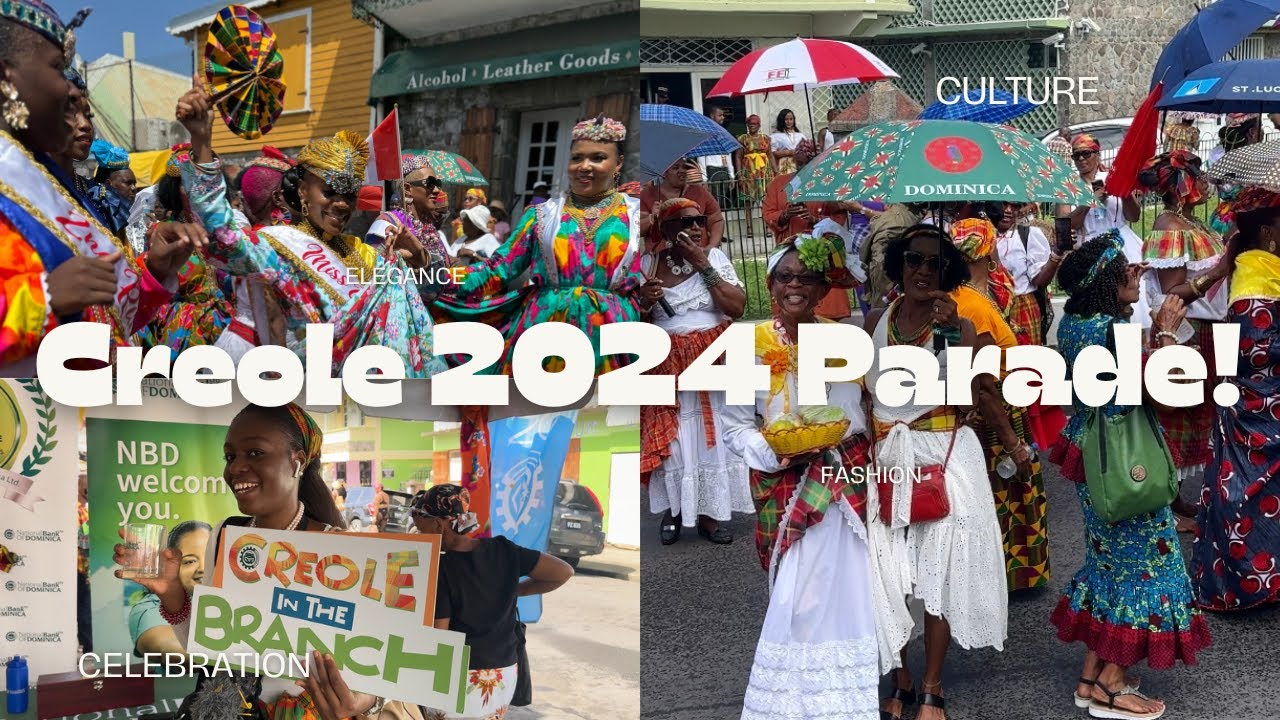 DOMINICA CREOLE DAY PARADE 2024 ON THE STREETS OF ROSEAU | Culture, Fashion, Music, Celebration
