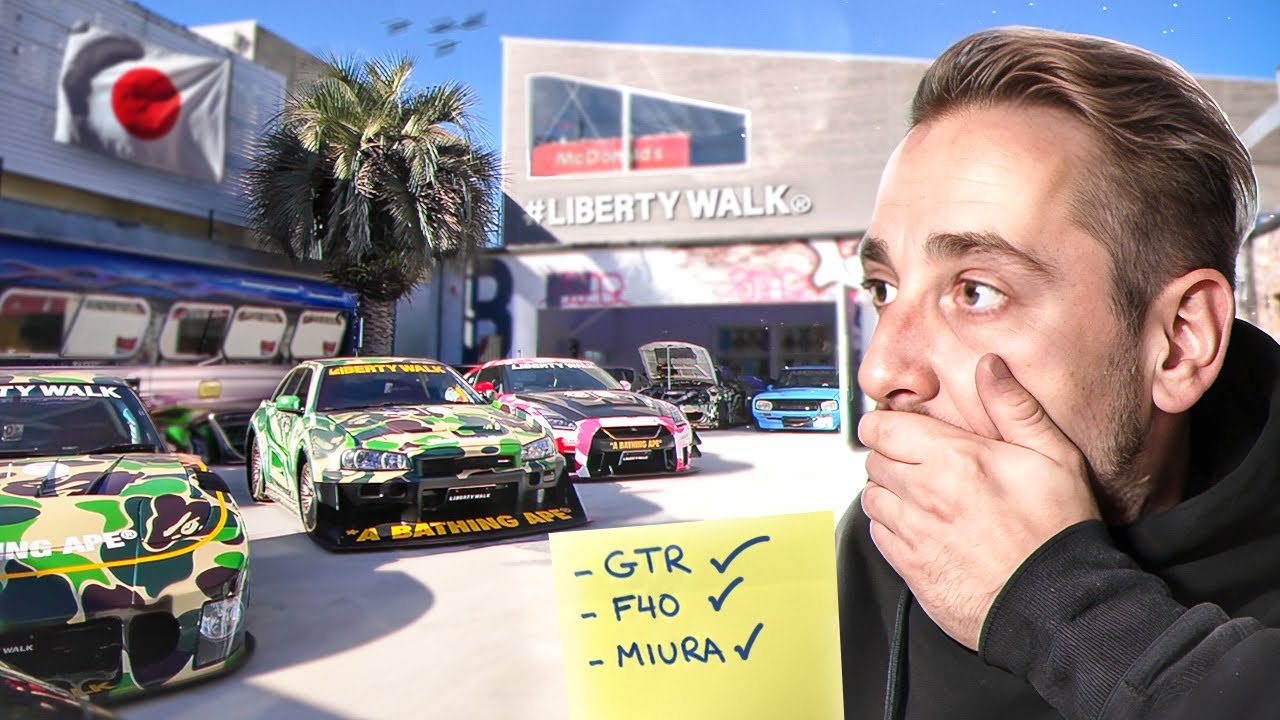 10 millions d'€ de voitures dans ce showroom au Japon ! (Visite privée du showroom Liberty Walk)