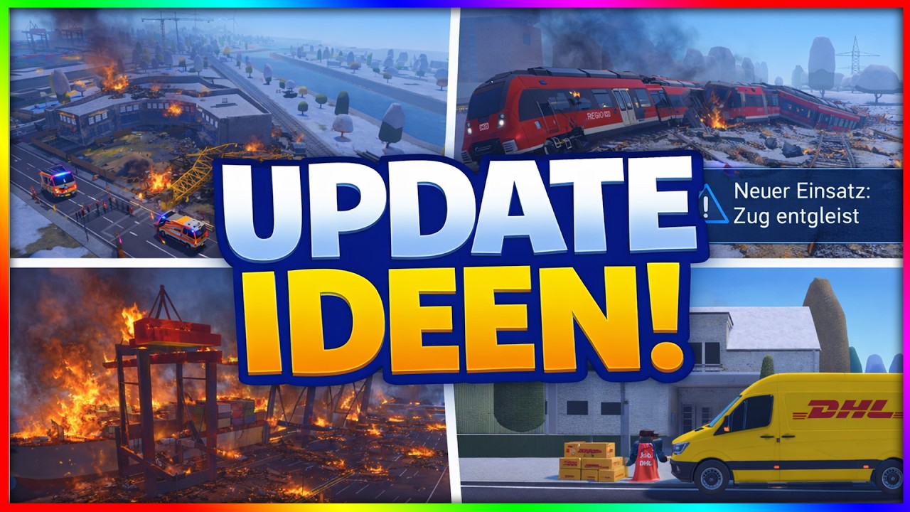 DHL JOB & NEUE EINSÄTZE ?! Notruf Hamburg Roblox Update Ideen