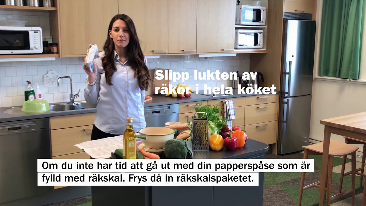 TIPS OCH TRICKS: Hur sl&auml;nger du bl&ouml;tt matavfall i en pappersp&aring;se? Eller r&auml;kskal?