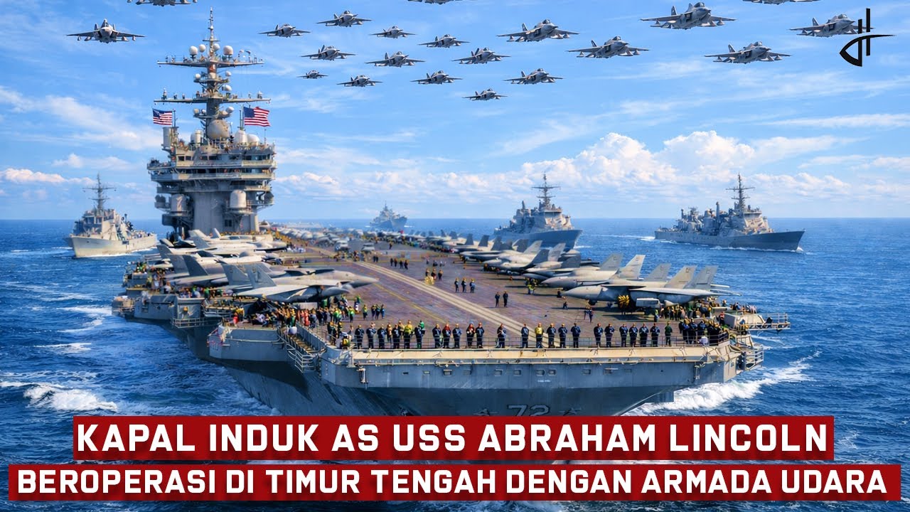 US Battle Fleet Deployed: USS Abraham Lincoln Brings Dozens of Jets to the Middle East!