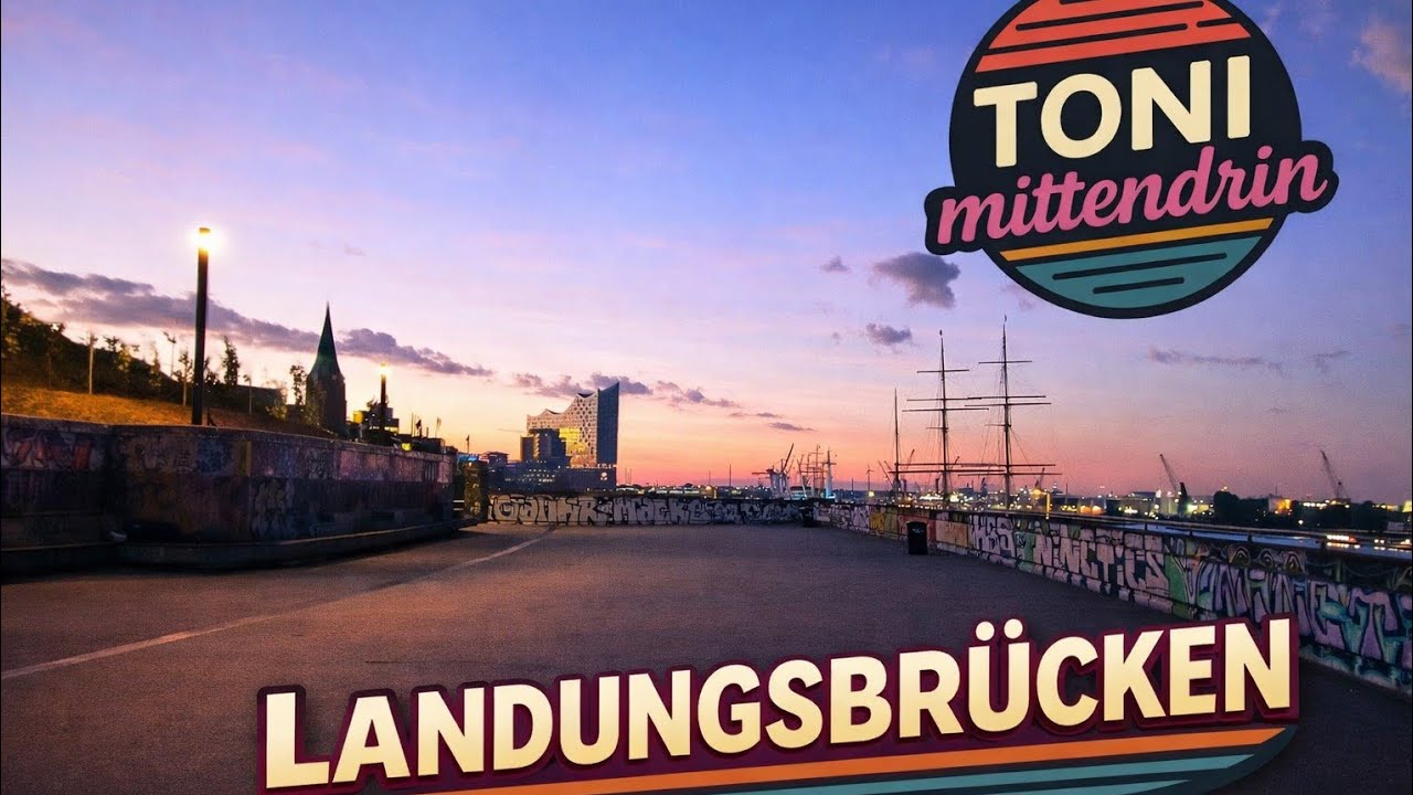 Landungsbrücken Hamburg im Regen 🌧 Hafenblick, U3 & Alter Elbtunnel | Toni mittendrin