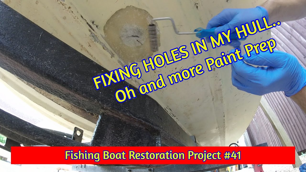 Fixing Holes in my Hull - Fishing boat restoration project #41