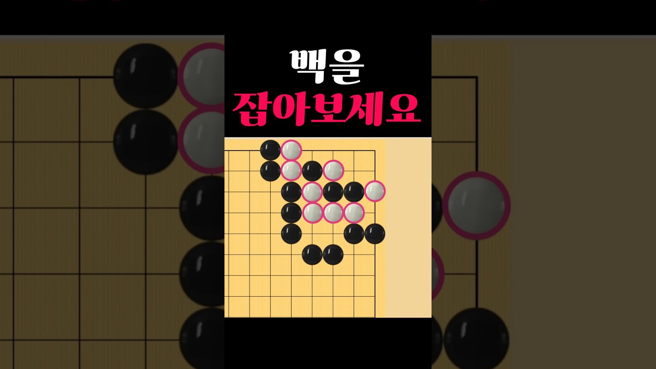 쉬운 바둑 사활 - 패는 아쉽게도 실패