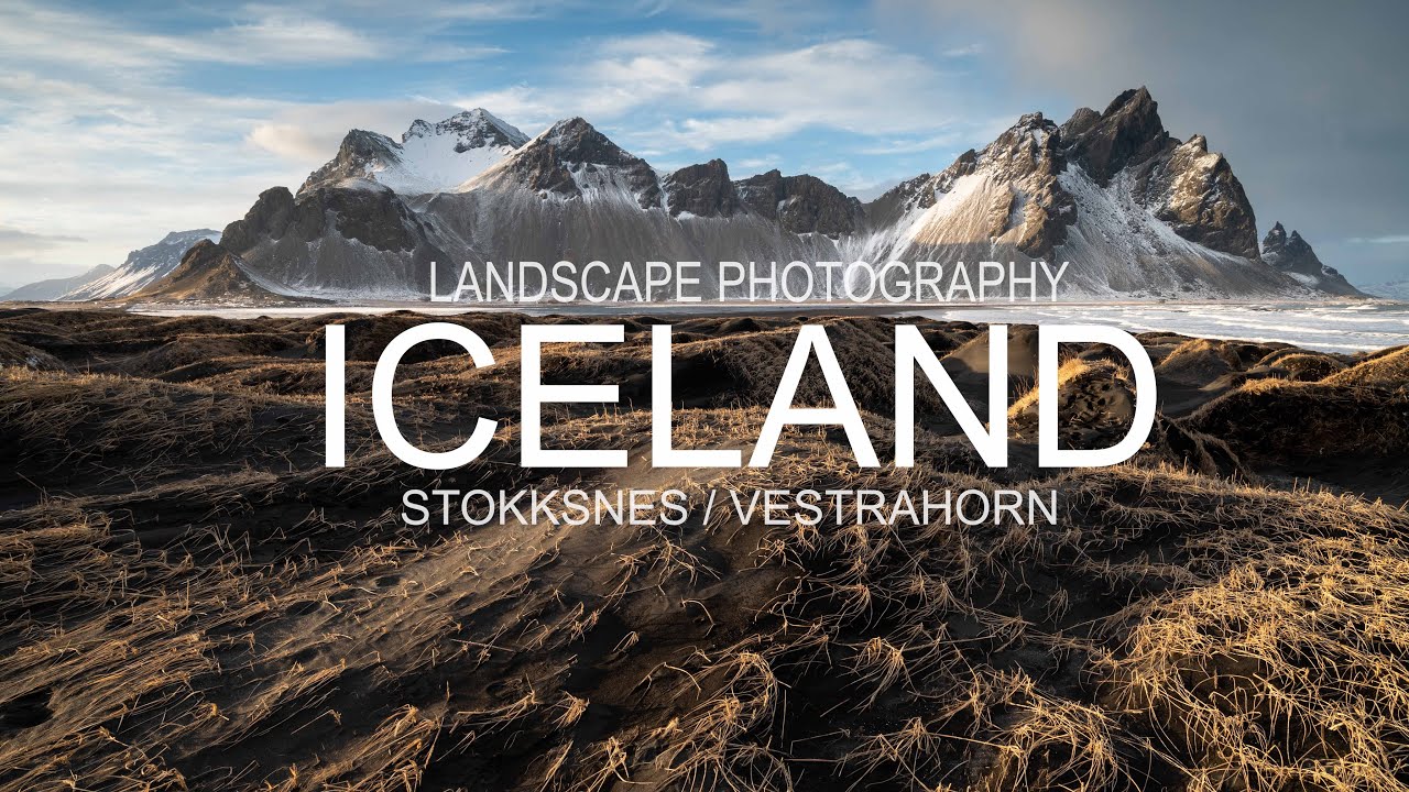 Landscape Photography at the iconic Vestrahorn in Iceland..extreme weather I nearly didn't make it.