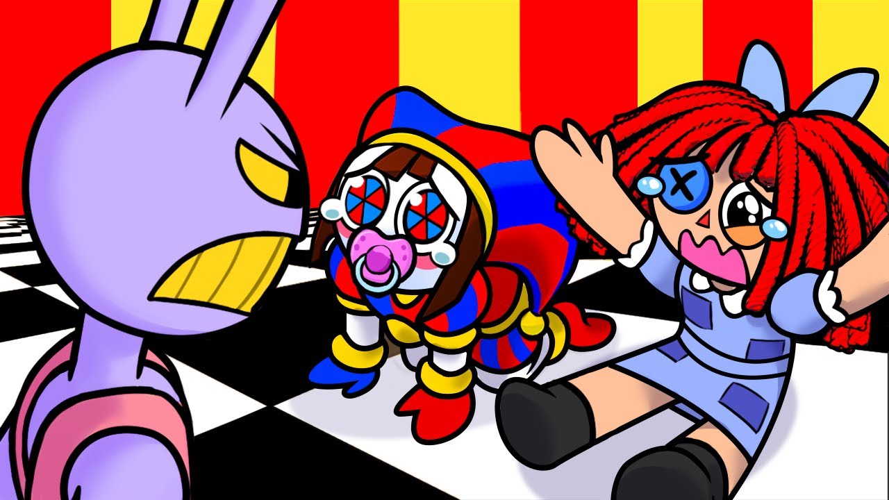 E se a Ragatha e a Pomni fossem FILHAS do Jax no The Amazing Digital Circus Vr