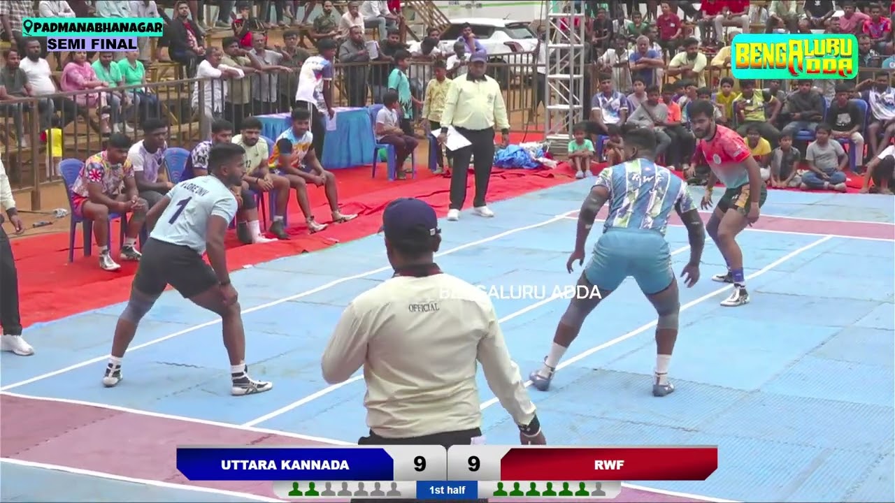 SEMI FINAL | UTTARA KANNADA VS RWF HIGH VOLTAGE STATE KABADDI MATCH | PADMANABHANAGR