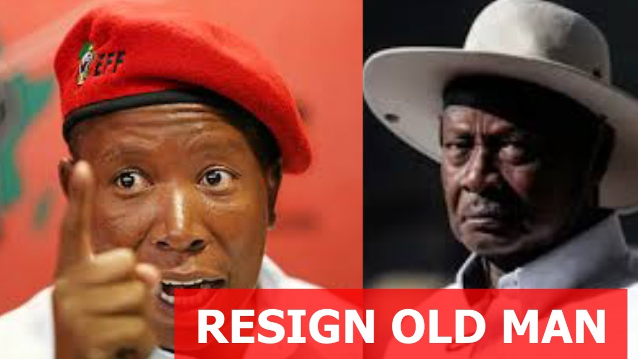 MALEMA warns DICTATOR MUSEVENI over BOBI WINE's FREEDOM