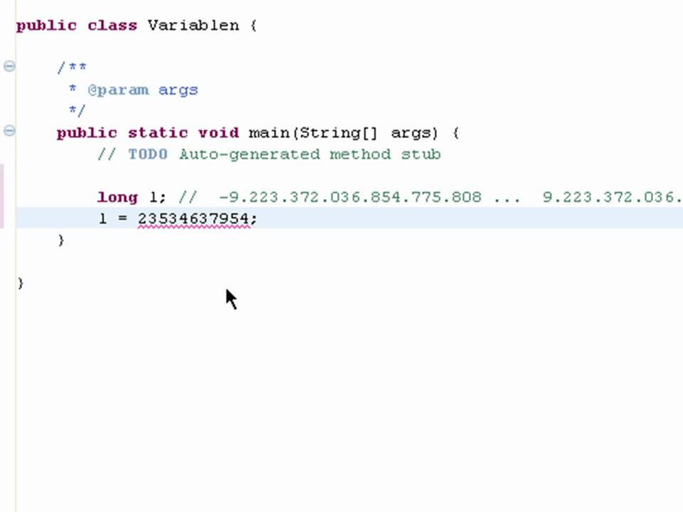 Datentyp Long - (Java 1-014)