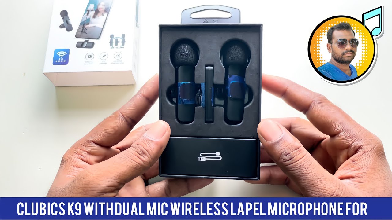 Best K9￼wireless Mic unboxing in తెలుగు siva8887￼￼