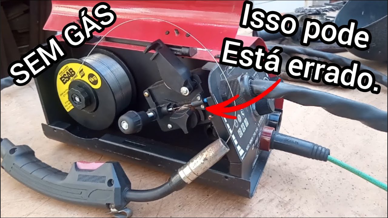 MIG SEM GÁS. Voçê pode está fazendo isso errado , por isso não consegue soldar com sua mig sem gas.