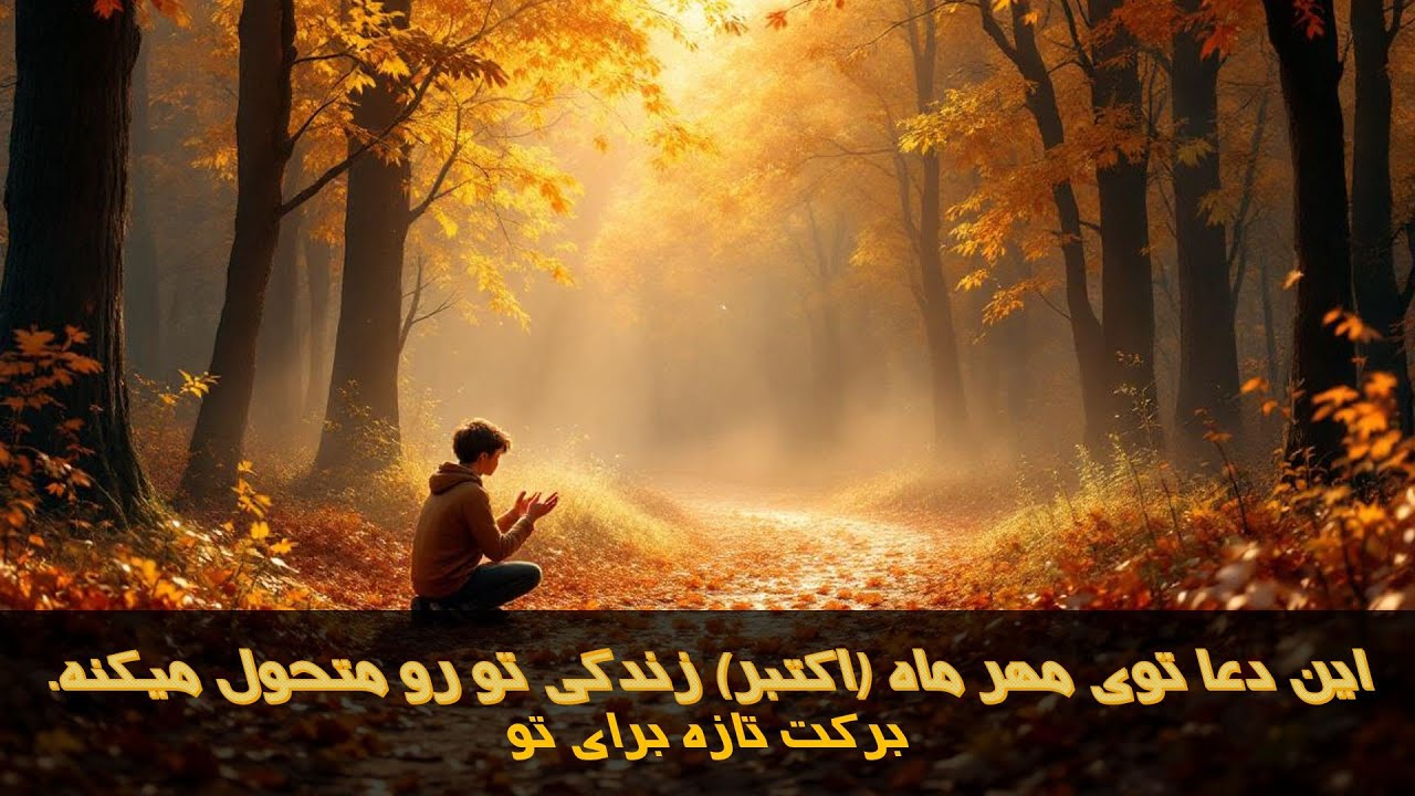 این دعا توی مهر ماه (اکتبر) زندگی تو رو متحول میکنه! برکت تازه برای تو