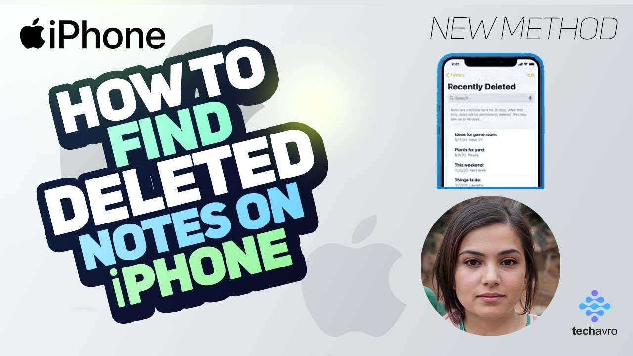 How to Find Deleted Notes on iPhone 2025 [New Method] iPhone Notes Recovery Guide