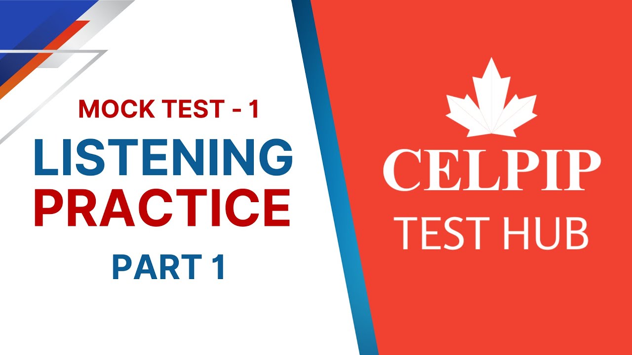 CELPIP Listening Mock Test 1 &ndash; Part 1 | CELPIP Test Hub 🎧 Practice with Questions & Answers