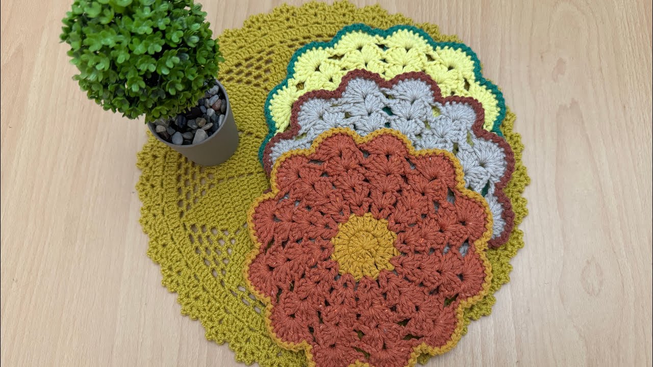 Minik supla yapımı🤎/easy crochet #supla #crochet #knitting