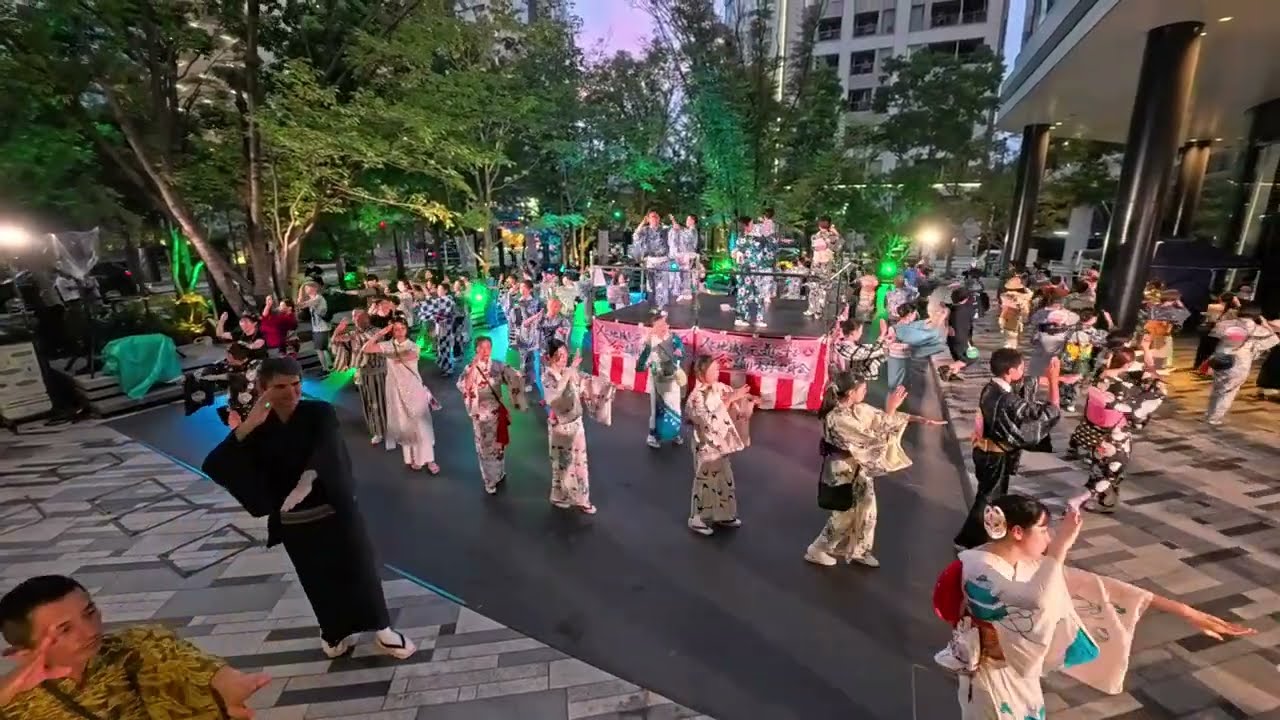 【八木節】（二代目鈴木正夫）　2025年竹芝夏フェス盆踊り45　東京ポートシティ竹芝
