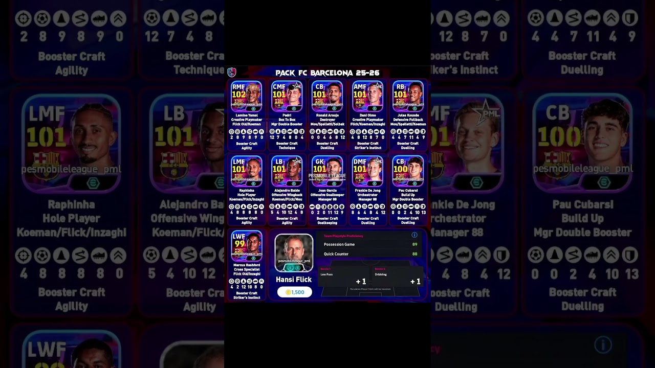 PACK FC BARCELONA 2026 BEST TRAINING GUIDE#efootball2026 #pes #efootball #fcbarcelona #barcelonapack