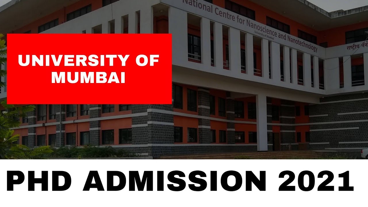 University of Mumbai Phd Admission 2021 | Details