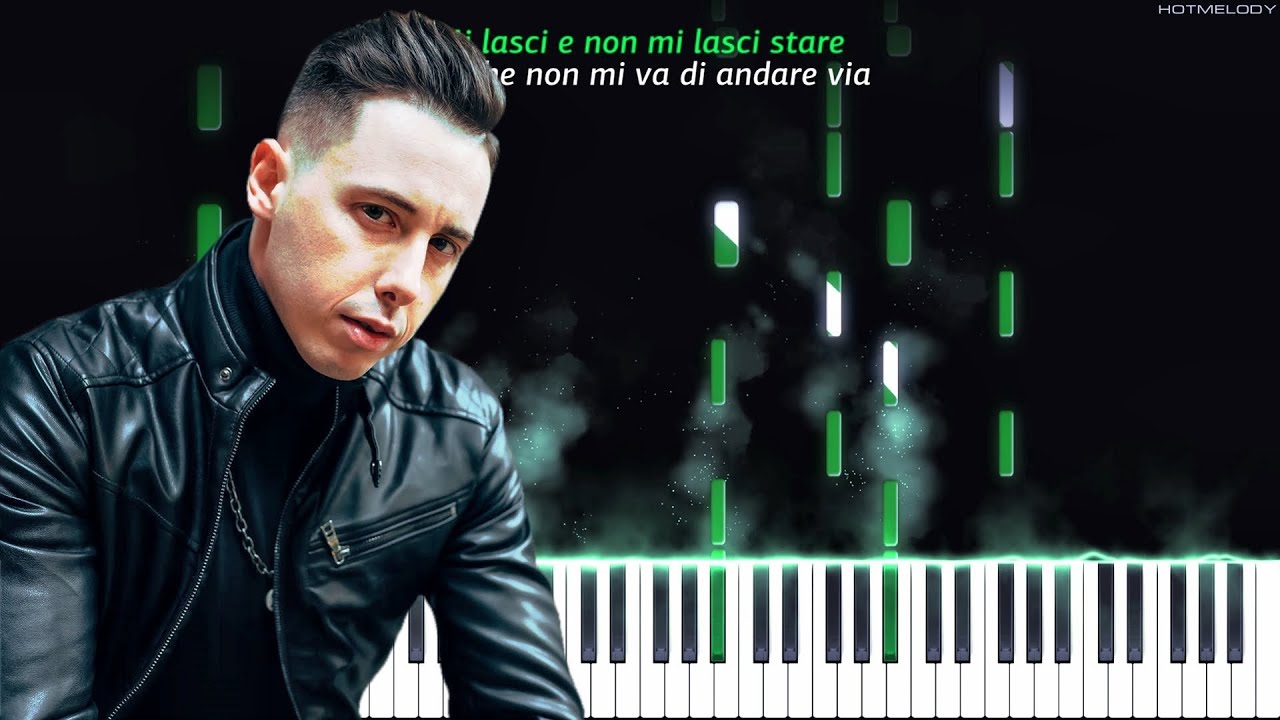 Shade - Allora ciao | Piano Instrumental Cover | Karaoke, Testo