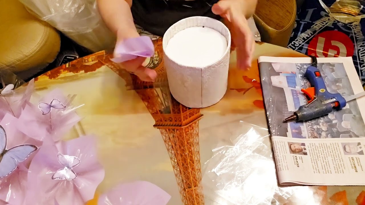 Букет из бабочек в коробке         @сделали ладно