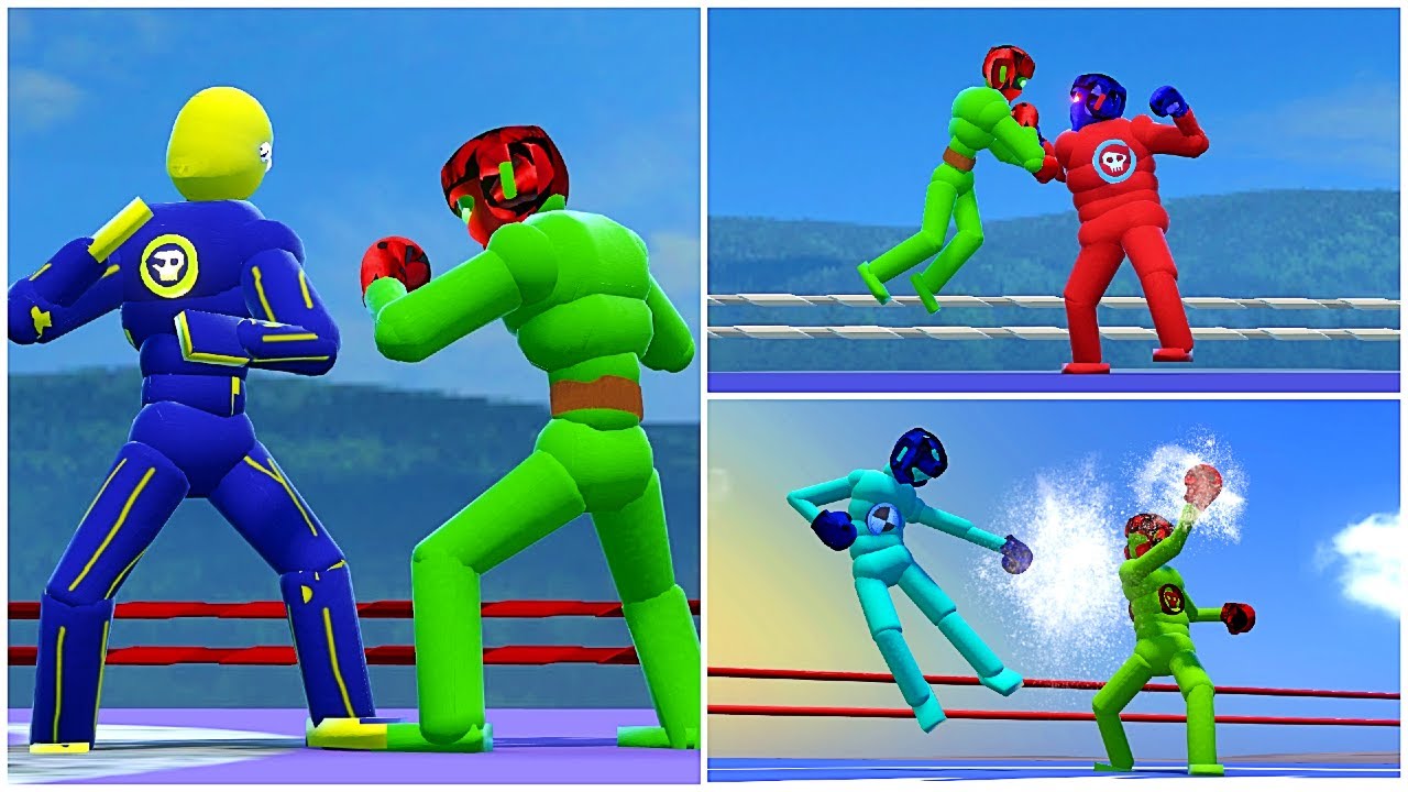 Super Boxer NPC Fights the Smart AI! (with Active Ragdoll Physics) - Overgrowth Mods Gameplay #6
