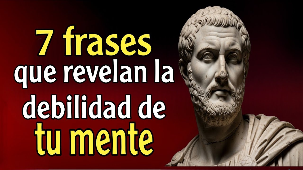 7 frases que repite el hombre débil y destruyen su vida.. Lecciones de la filosofía estoica