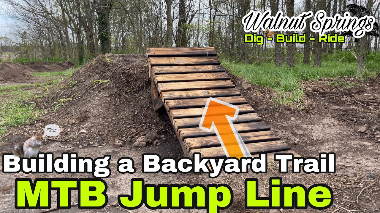 Let’s Build a Jump Line: Backyard Mountain Bike Trail Builds