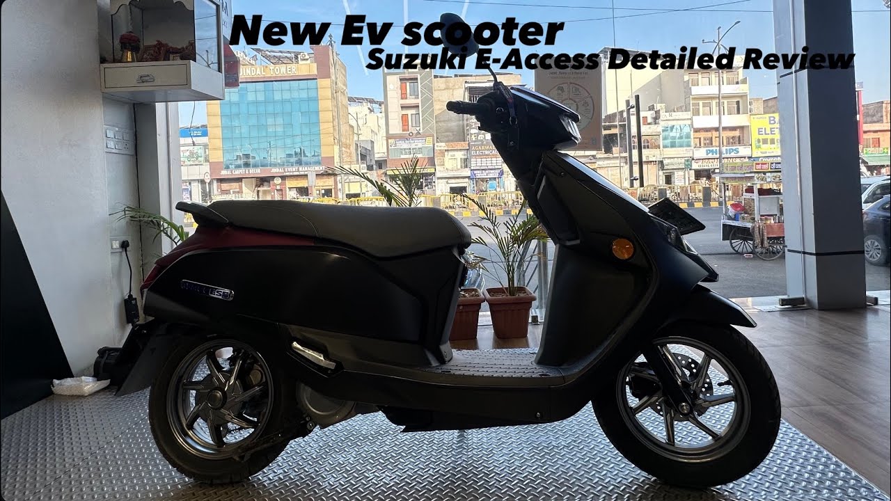 New Ev Scooter Suzuki E Access Detailed Review - On Road Price & Emi Down Payment! 