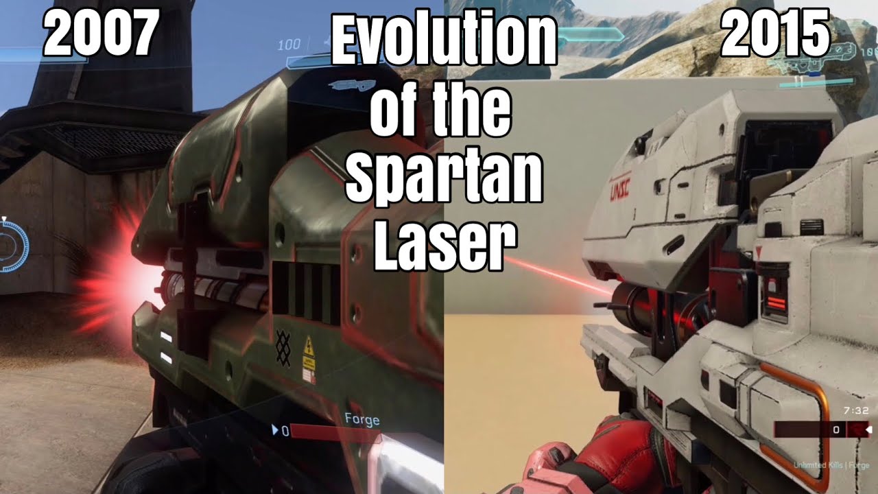 Halo: Evolution of the Spartan Laser (2007 - 2015)