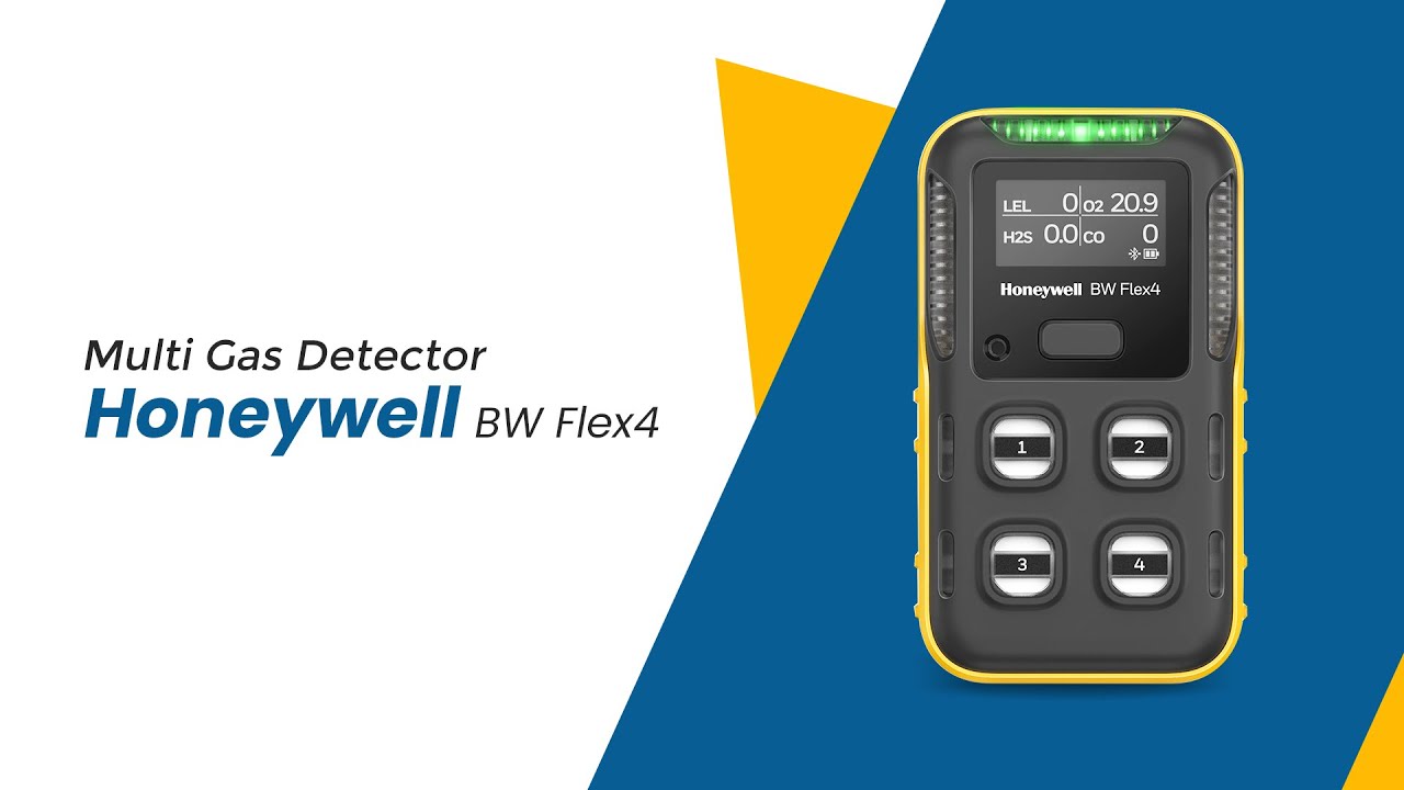 Honeywell BW Flex4 Multi Gas Detector | Industrial Gas Detector | Instrukart