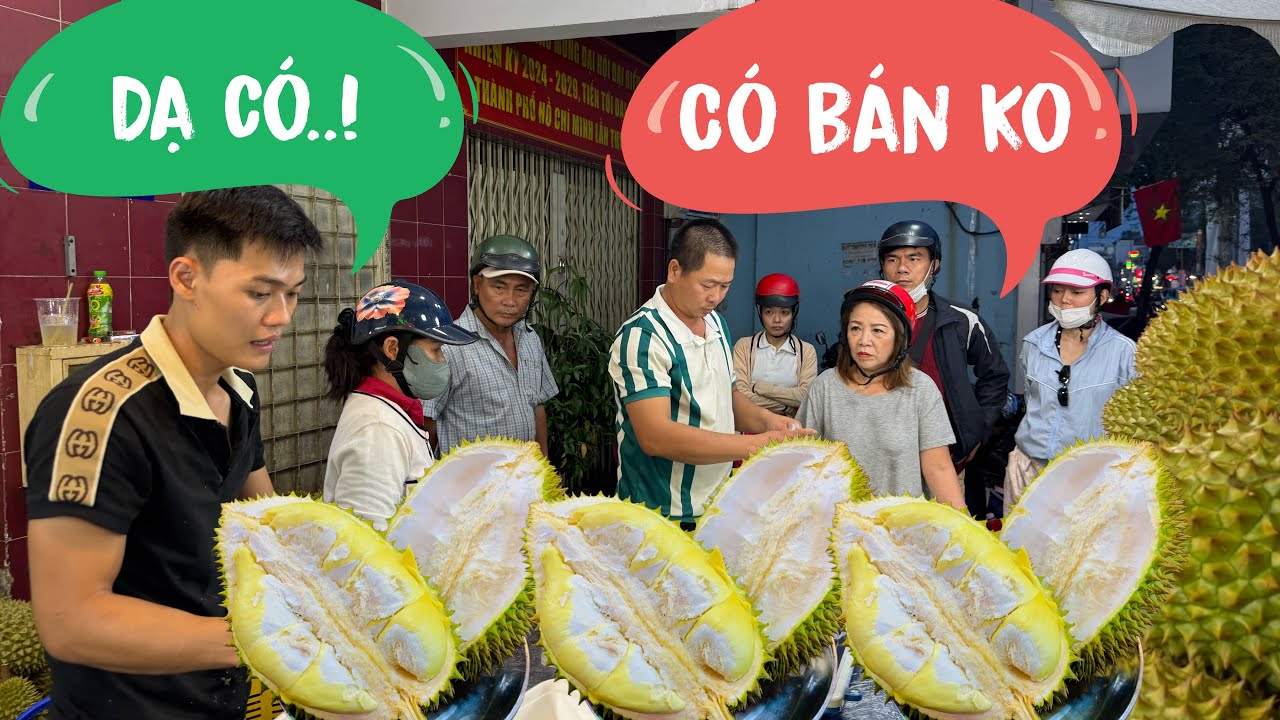 🟢Sầu riêng lên cơn sốt! Cuối tuần khách vây kín Idol Trần Trân