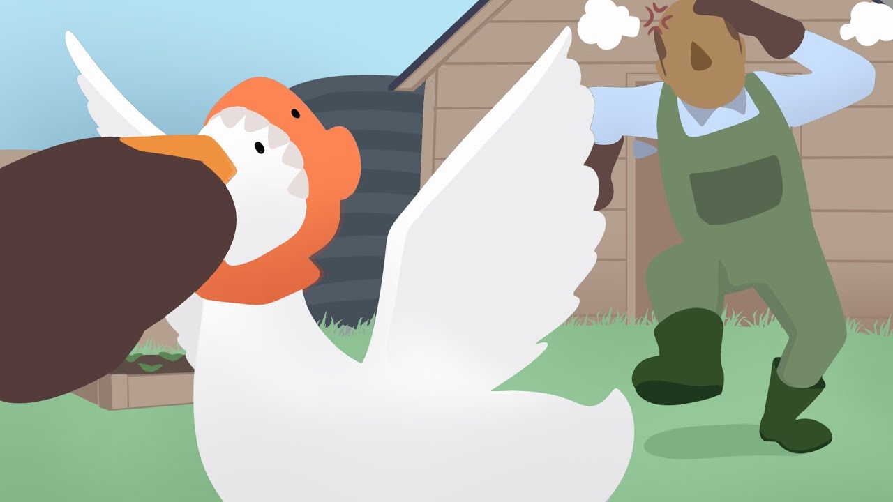 꽈아아아악-!! 탈모인 괴롭히는 '거위' 게임 【Untitled Goose Game】