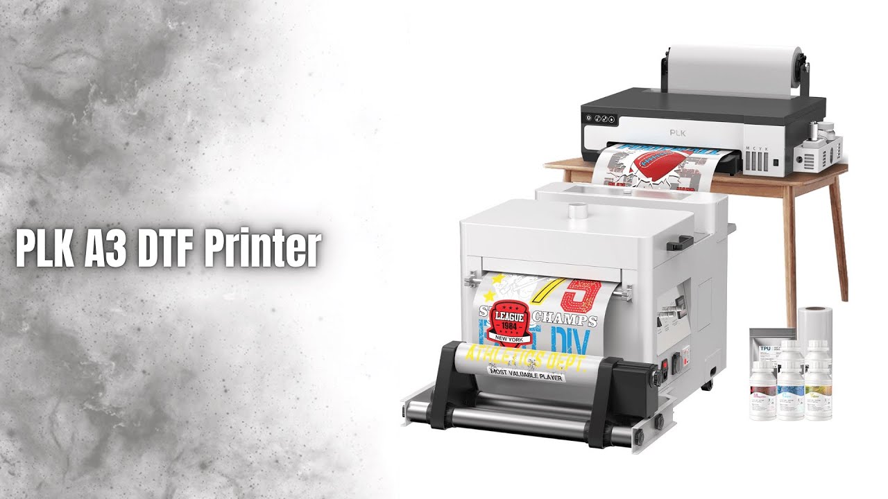 PLK A3 DTF Printer Review | XP600, Powder Shaker Dryer, Roll Feeder, Double Speed Printing
