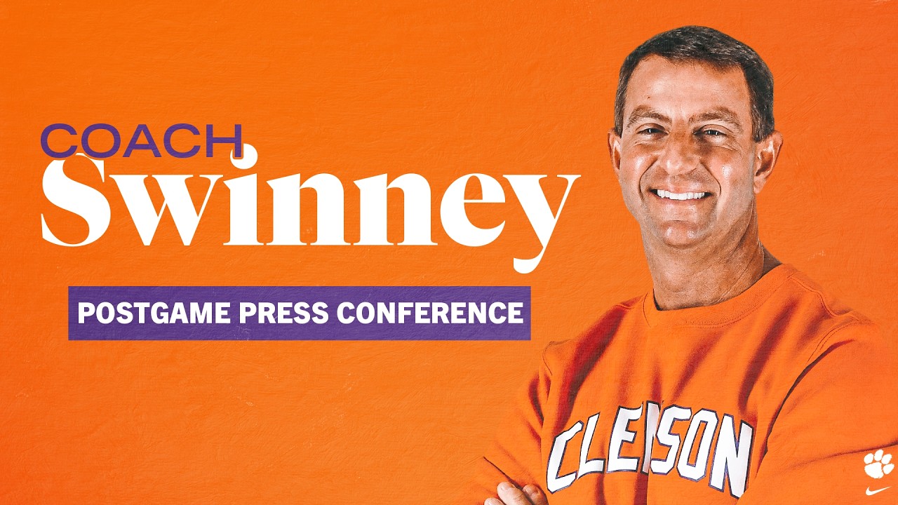 Coach Swinney Postgame Press Conference vs. North Carolina | 09-19-2026