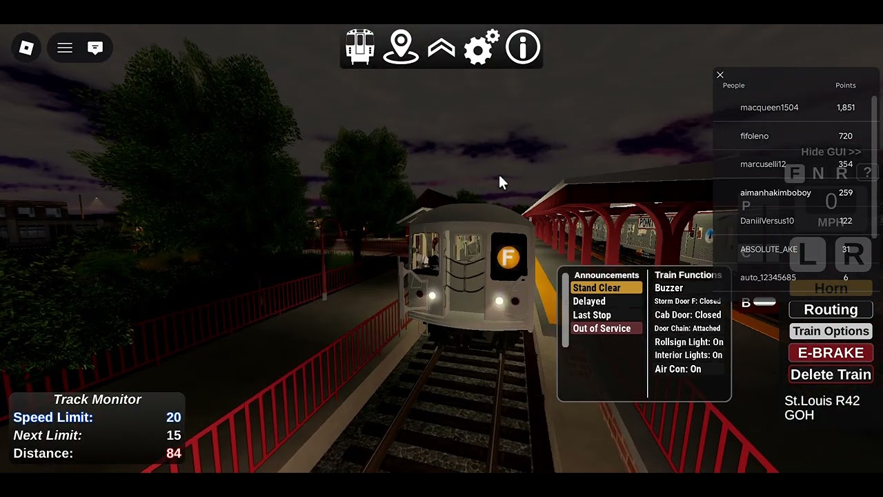 [100th sub SPECIAL VIDS]driving R42(AC TRACTION) route F from Jones beach to freeport