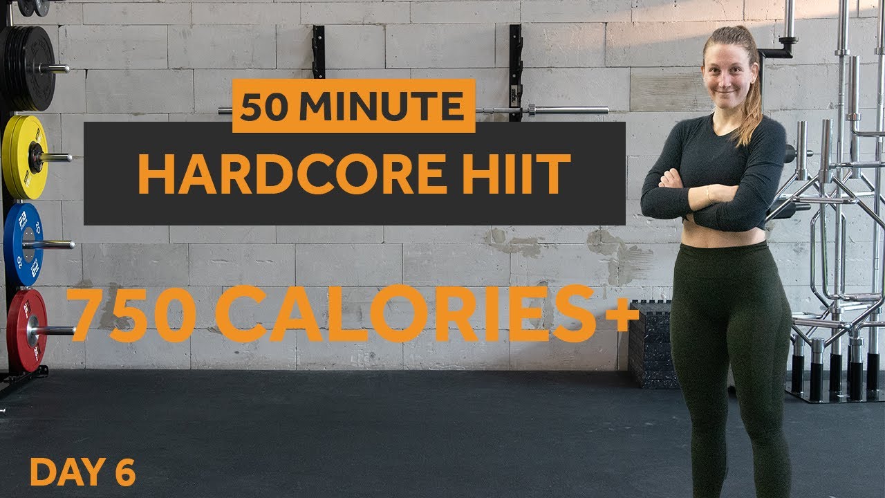 50 МИН. ЖЕСТКИЙ HIIT-ТРЕНИНГ | СЖИГАЕТЕ БОЛЕЕ 750 КАЛОРИЙ | HIIT-тренировка на всё тело (без обор...
