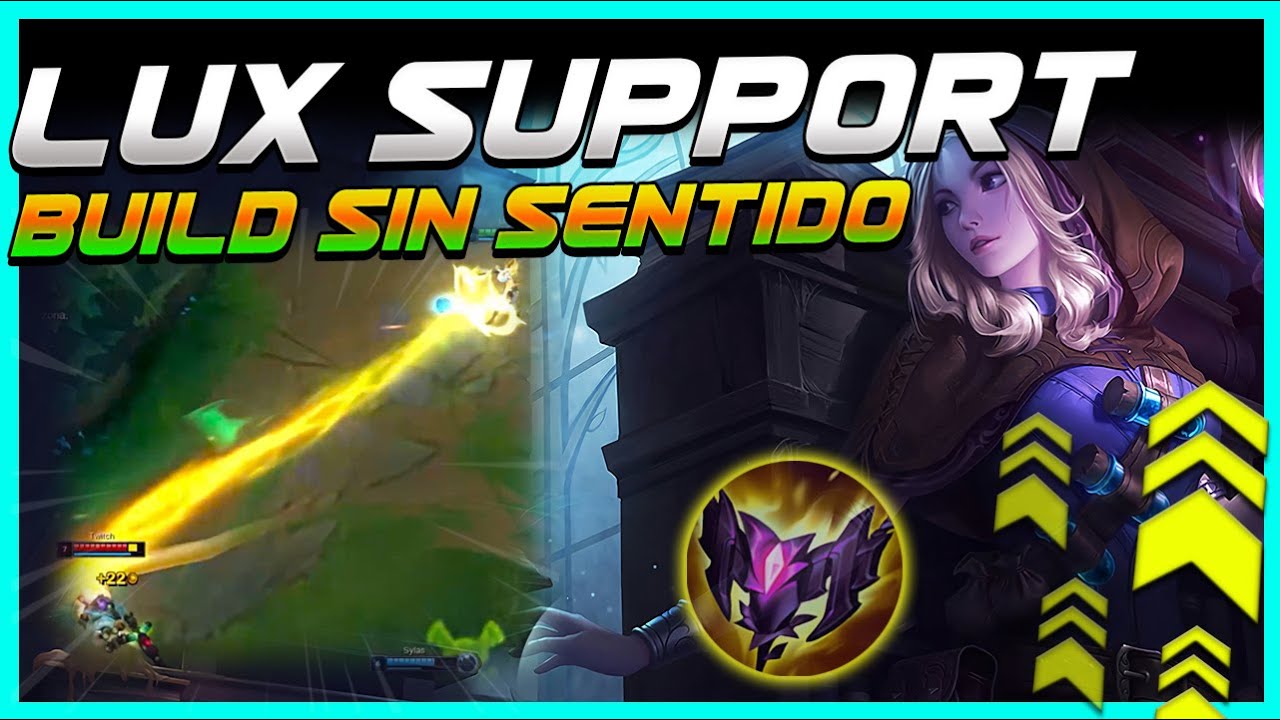 🤔RUNA Y BUILD PARA JUGAR 🔴LUX SUPPORT, GUIA LEAGUE OF LEGENDS S14, TIPS LOL.