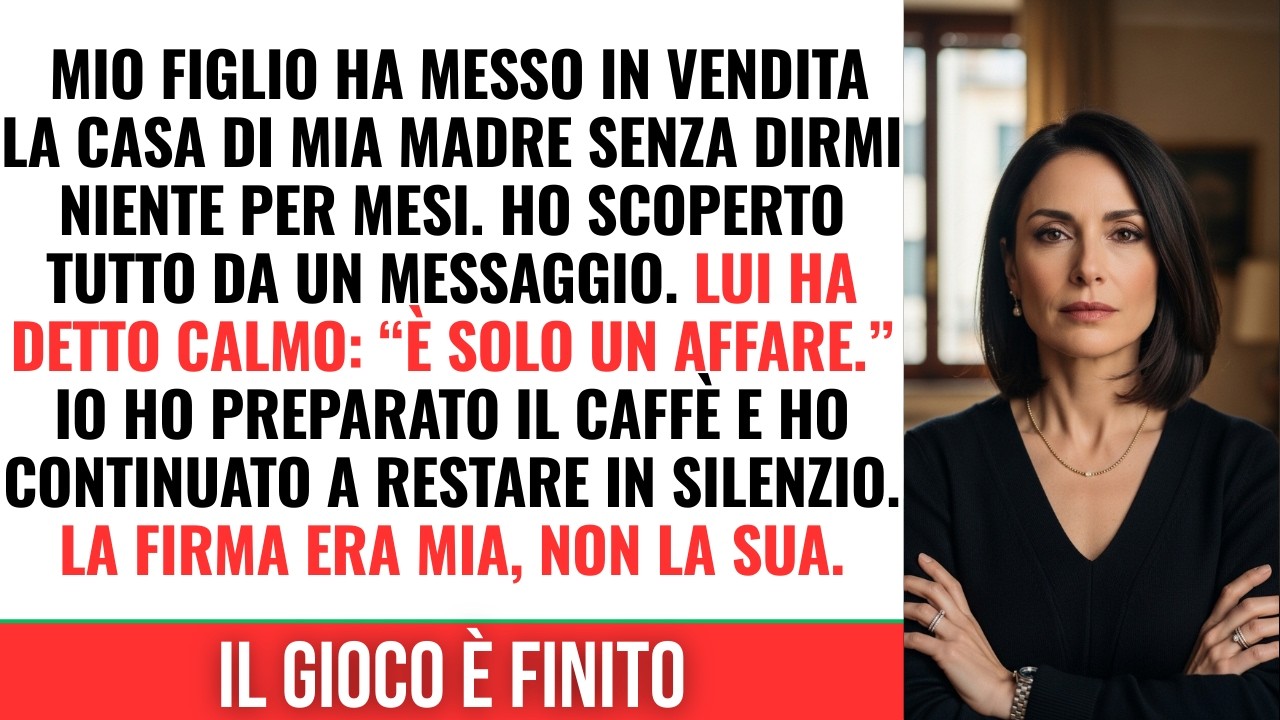 Mio figlio ha venduto la casa di mia madre senza dirmelo… ma quando ho letto i documenti tutto è cam