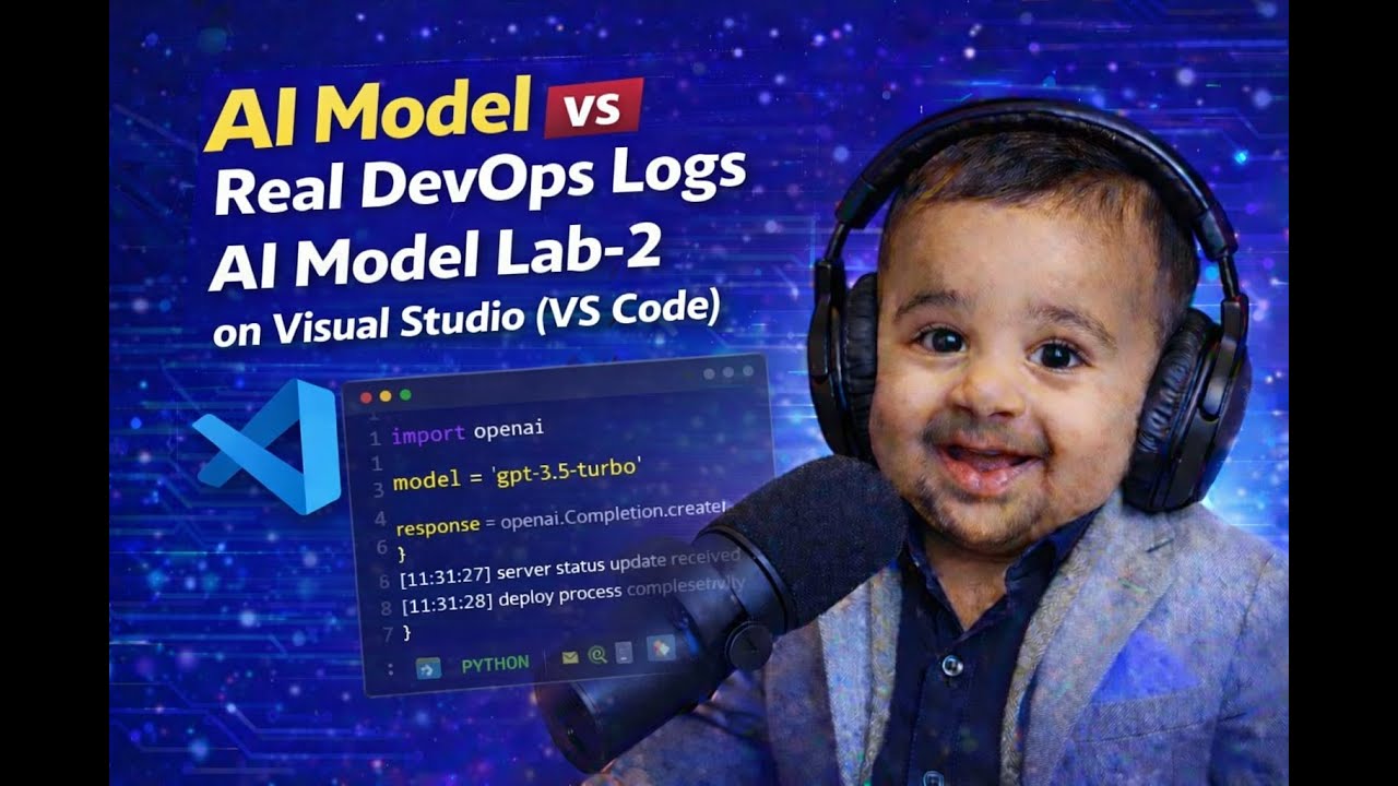 AI Model Lab-2 | DevOps Log Analysis in VS Code | Python Virtual Env | Real Practical