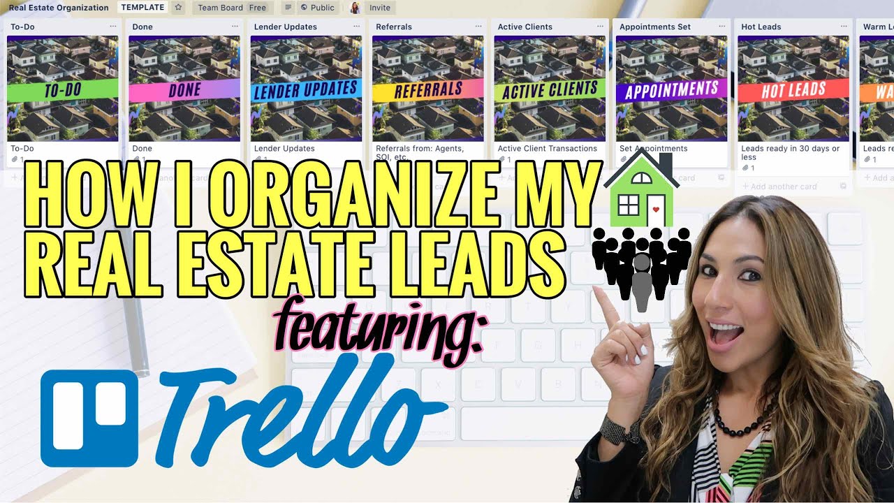 How I Organize My Real Estate Leads Using TRELLO