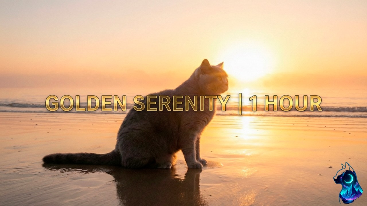 1 Hour Golden Sunrise Walk | Deep Sleep & Focus Ambience 🐾