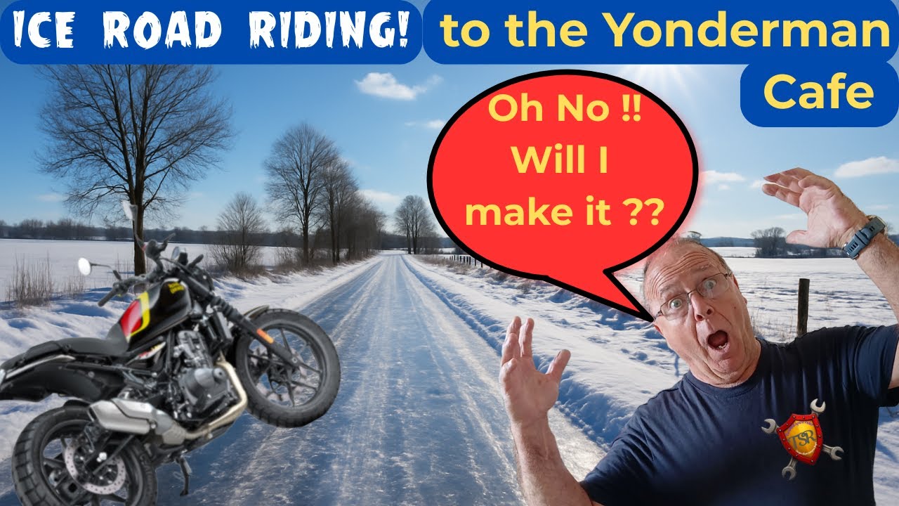 Буду ли я ехать по обледенелым дорогам на моем Guerrilla 450? #guerilla #royalenfield #motorcycle...