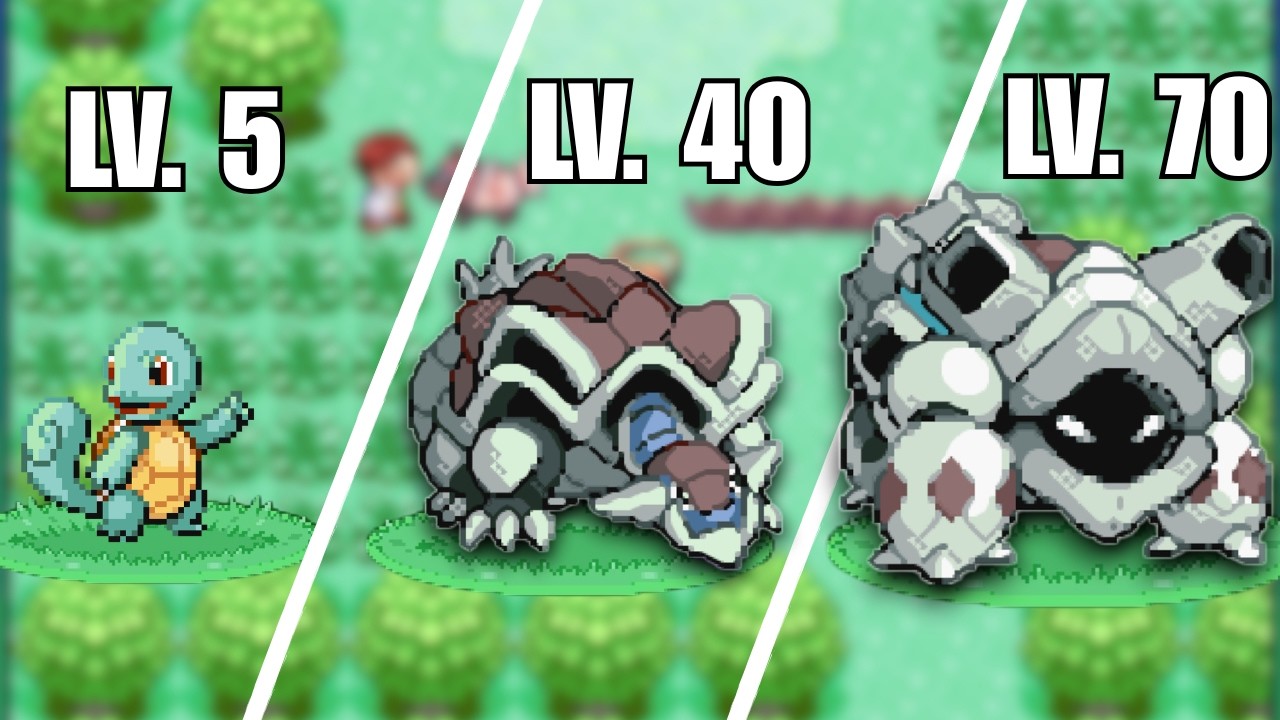 Pokemon, but they never stop evolving...