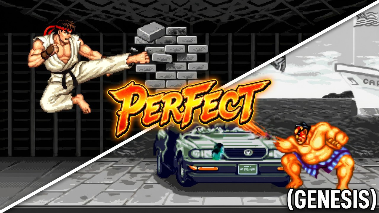 Bonus Stages Perfect Score (All Characters) | Super Street Fighter II: The New Challengers (Genesis)